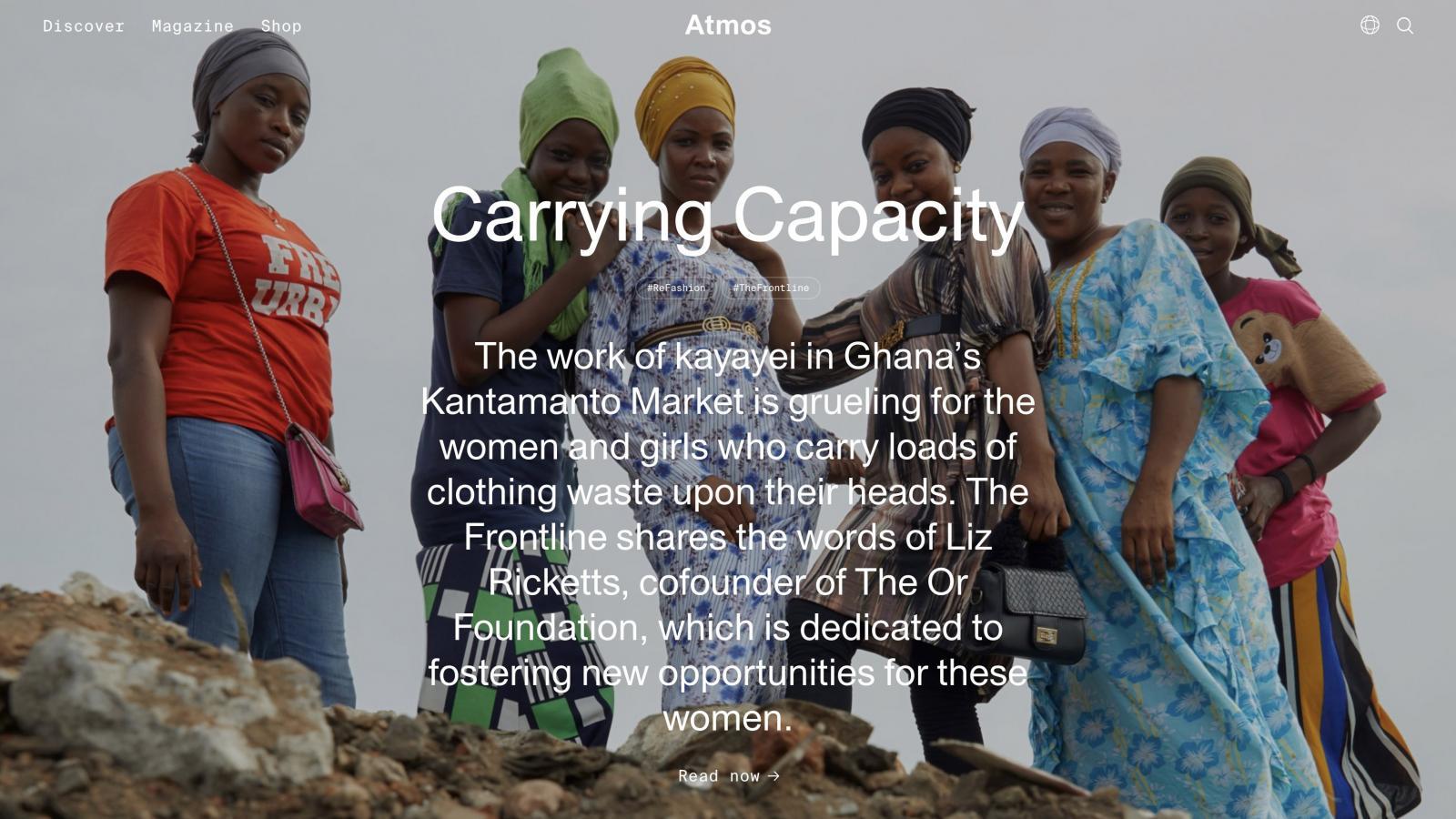 Atmos | Carrying Capacity - Co-Founder Liz Ricketts Writes about our Mabilgu Program and the Impact of Headcarrying