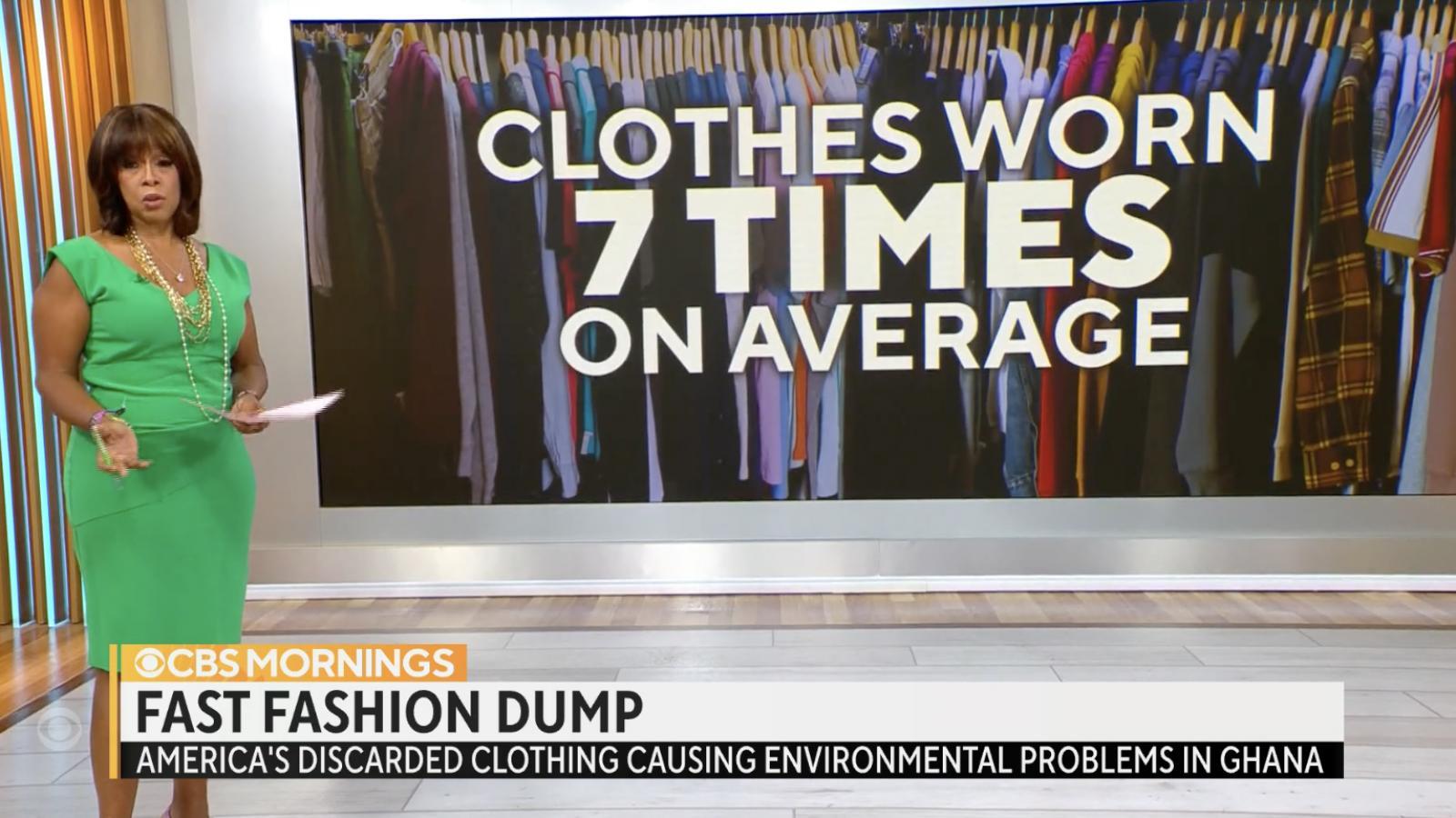CBS | Fast Fashion in the U.S. is Fueling an Environmental Disaster in Ghana